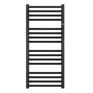 Водяной полотенцесушитель Instal Projekt Circo 1095x500 сталь, черный матовый + ТЭН MOA и вентиль Integra