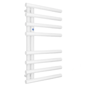 Водяной полотенцесушитель Instal Projekt Metrico 840x500 сталь, белый матовый + ТЭН MOA и вентиль Integra