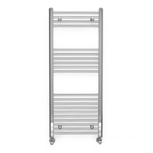 Комбинированный полотенцесушитель Terma Leo 1000x500 сталь, хром + ТЭН ONE D и вентиль Twins