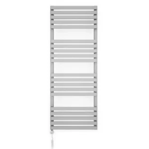 Комбинированный полотенцесушитель Terma Quadrus Slim 1185x450 сталь, белый + ТЭН MOA и вентиль Integra