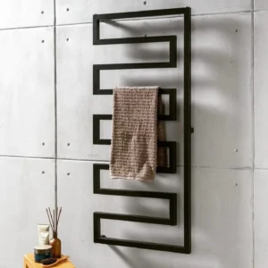 Водяной полотенцесушитель Radox Sera 1010x580 сталь, черный матовый