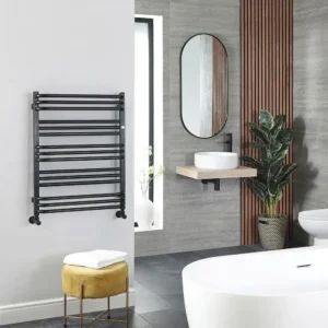 Водяной полотенцесушитель Terma Pola 780x500 сталь, черный матовый