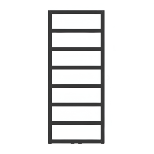 Водяной полотенцесушитель Instal Projekt Via 950x500 сталь, черный матовый