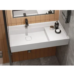 Умывальник накладной Miraggio Soul 900x525 прямоугольный, белый