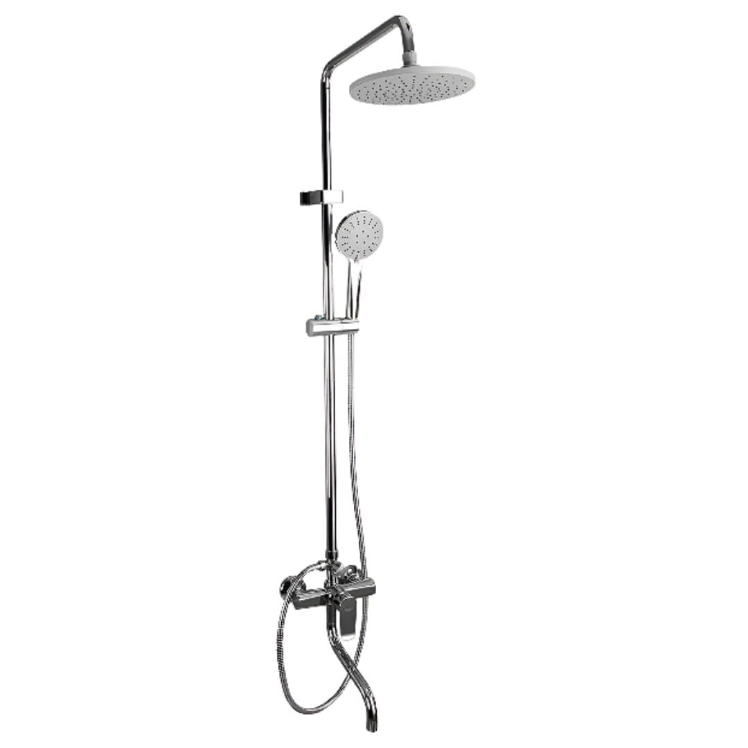 SQ-1043378 Душевая система Frud R24154 с регулировкой высоты, латунь, хром