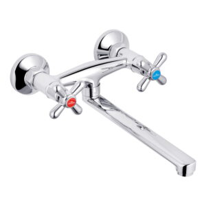 Смеситель для кухни  Kroner KRP Royce C040 двухвентильный, хром (CV029051)