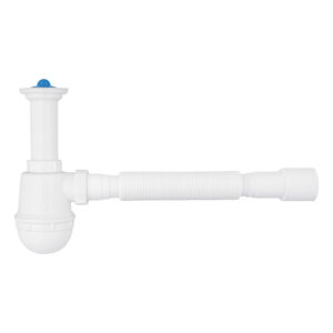 Сифон для мойки Agua TW01 1/2" пластик, белый (CV033461)