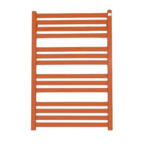 Комбинированный полотенцесушитель Terma Marlin 780x530 сталь, оранжевый + ТЭН MOA и вентиль Unico