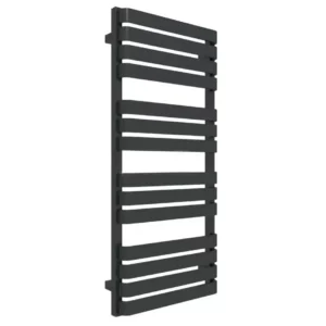 Комбинированный полотенцесушитель Terma Warp T 1110x500 сталь, черный + ТЭН MOA и вентиль Integra