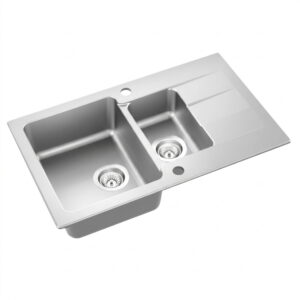 Гранитная мойка Axis Coast 80 780×480 врезная, прямоугольная, белый (11A.BA000.12A.0021A)