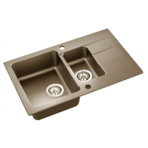 Гранитная мойка Axis Coast 80 780×480 врезная, прямоугольная, коричневый (11A.BA000.33A.0021A)