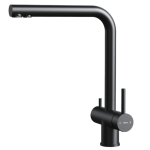Кухонный смеситель Teka UNI 3330 двухрычажный, черный (116030085)