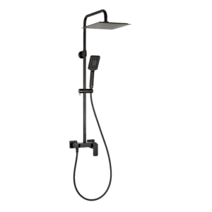 Душевая система Valvex Loft без излива, латунь, черный матовый (2455750)