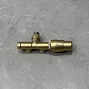 Кран для полотенцесушителя Terma Unico All In термостатический, бронза