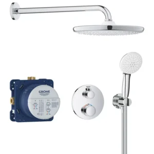 Душевая система Grohe Grohtherm Tempesta 250 с термостатом, латунь, хром (34872000)
