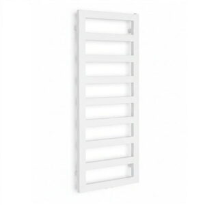 Водяной полотенцесушитель Instal Projekt Via 1250x500 сталь, белый матовый + ТЭН MOA и вентиль Twins