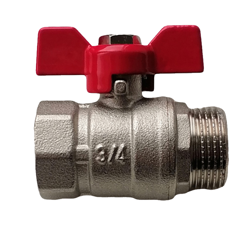 12886 Кран с американкой CTK 3/4" ВН прямой, латунь