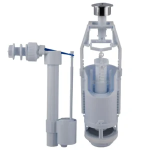 Комплект арматуры для бачка унитаза Optimum OPTI 1110 1/2″ с боковым подключением (2 режима)
