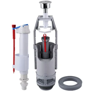 Комплект арматуры для бачка унитаза SoloPlast АБк2-10 1/2″ с нижним подключением (2 режима)