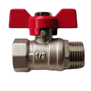 Кран с американкой CTK 1/2" ВН прямой, латунь