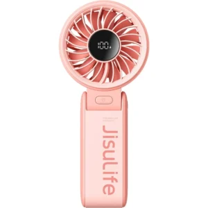 Вентилятор Jisulife Handheld Fan Life 7 *** Вт ручной, розовый