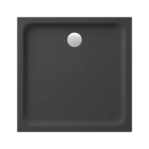 Душевой поддон Cersanit Tako 90x90 квадратный, черный матовый