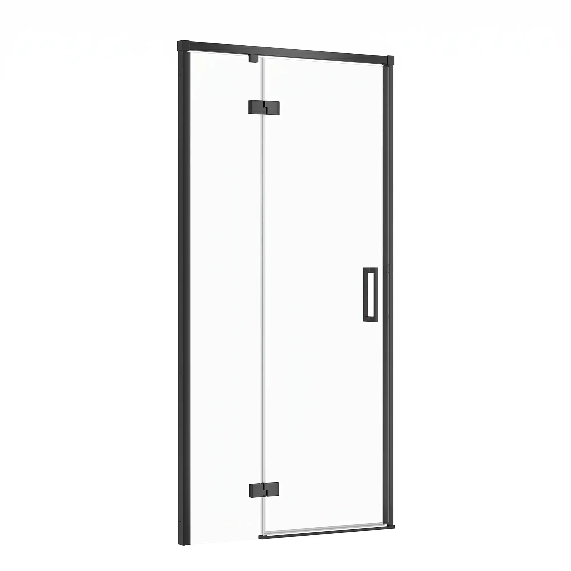 GRM-S932-127_1 Душевые двери Cersanit Larga 1950x800 распашные, стекло 6 мм + покрытие CleanPro