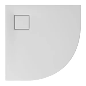 Душевой поддон Cersanit Tako 80x80 полукруглый, белый матовый
