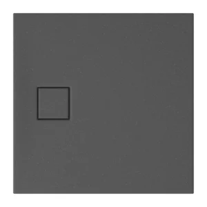 Душевой поддон Cersanit Tako 80x80 квадратный, серый матовый