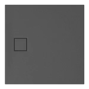 Душевой поддон Cersanit Tako 90x90 квадратный, серый матовый