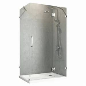 Душевая стенка Koer SR 200x78 стекло 10 мм, прозрачная, хром + покрытие Easy Clean