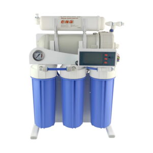 Фильтр-система обратного осмоса повышенной производительности Raifil 400G 10" Blue controller 5-ти ступенчатый с контроллером, напольный (2483)
