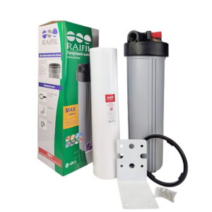 Корпус для фильтра Raifil 1” для картриджей 4,5”x20” с полипропиленом SC-20BP
