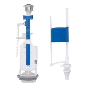 Комплект арматуры для бачка унитаза Kroner KRP-KIT7757 1/2″ с нижним подключением (2 режима)