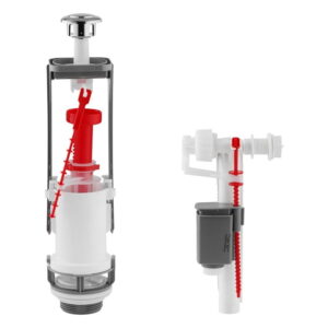 Комплект арматуры для бачка унитаза NM 1/2″ с боковым подключением (1 режим)