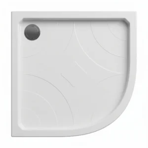Душевой поддон Koller Pool Grace 90x90 полукруглый, белый
