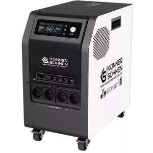 Портативная зарядная станция Konner&Sohnen KS 3000PS 3000Вт LiFePO4 с LED-дисплеем