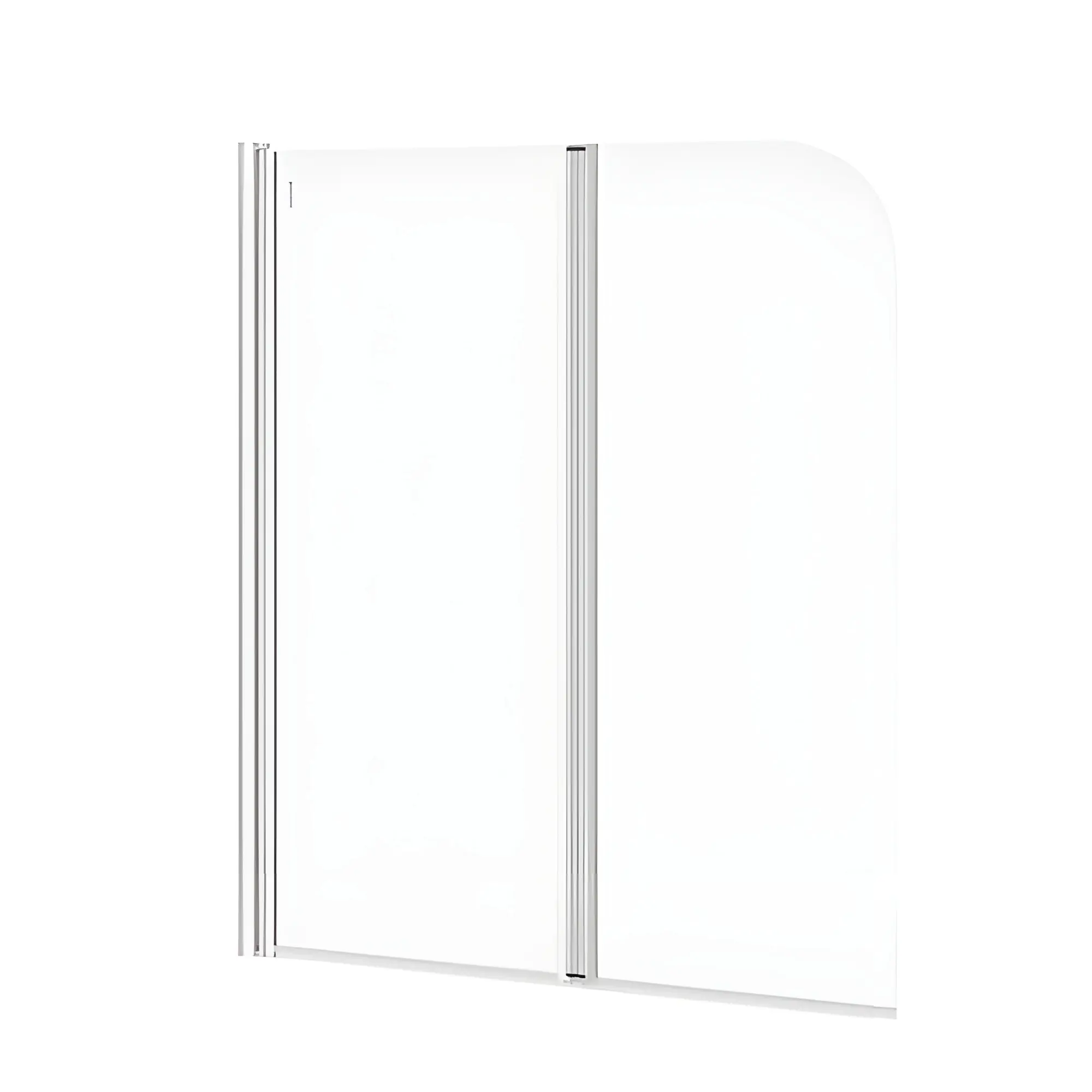 GRM-S301-290_1 Шторка для ванной Cersanit Easy New 2 140x115 универсальная, стекло 5 мм, хром + покрытие CleanPro