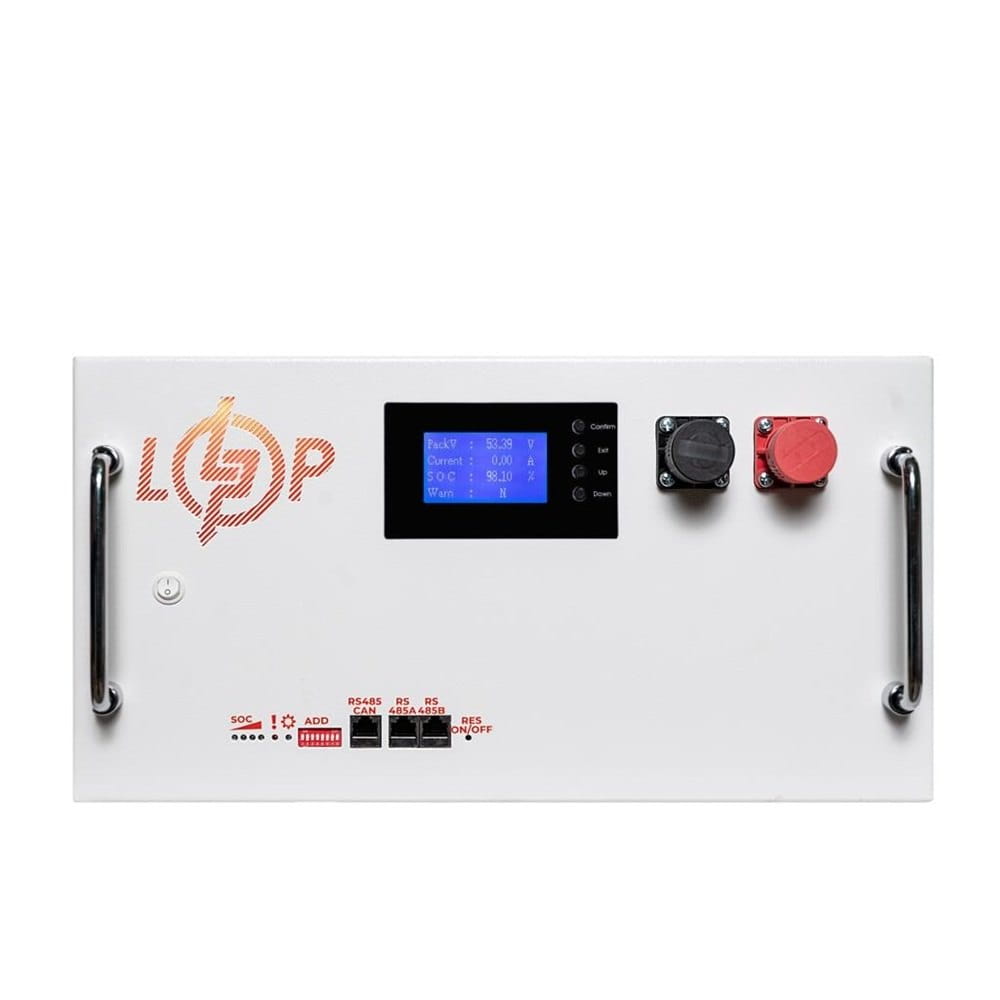 LP-40687_1 Аккумулятор LogicPower LiFePO4 51,2V 315 Ah (16128Wh) с Smart BMS управлением (белый) (40687)