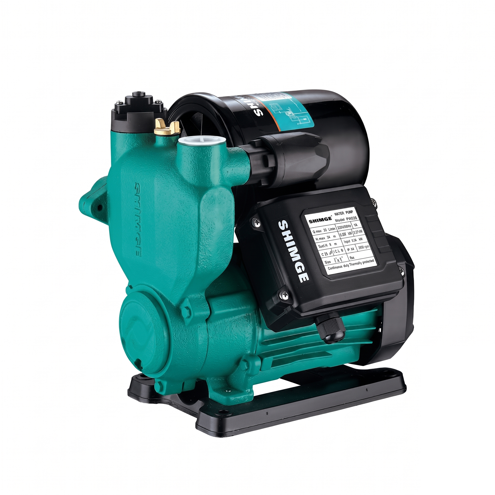 SQ-1055467_1 Насосная станция Shimge PW550Z 550 Вт Н 42 м Q 50 л/мин вихревая, бак 1л (1055467)