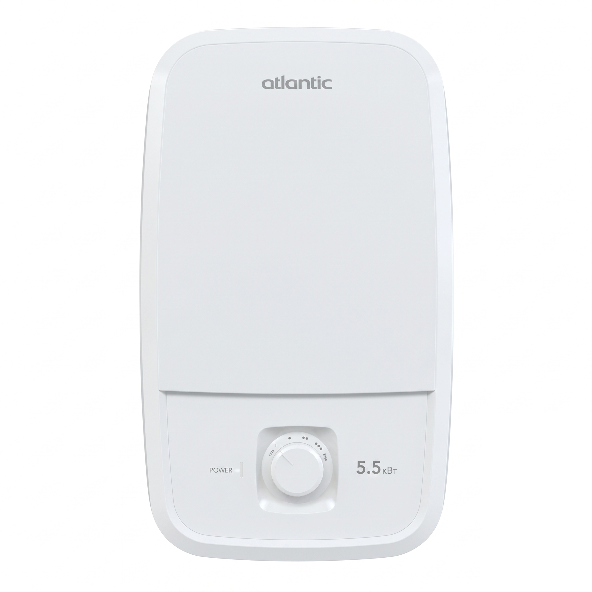 TPS-811034_1 Проточный водонагреватель Atlantic Tempo Lite Multi IECI-SW2C55 MP 5,5 кВт с терморегулятором, белый