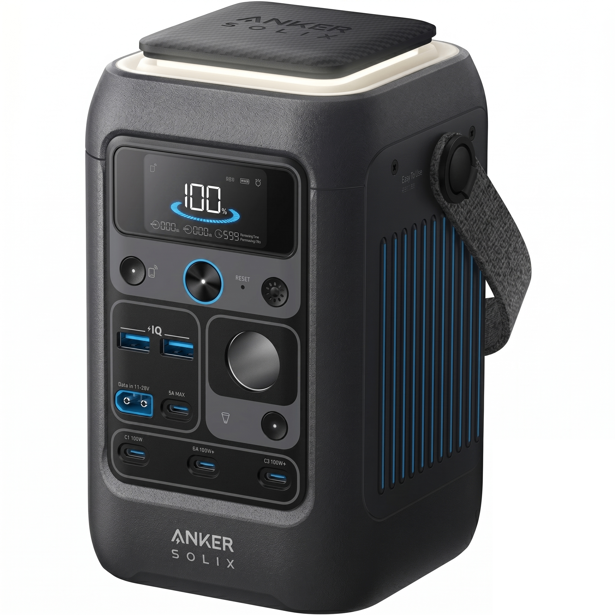 UG-B1728311_1 Портативная зарядная станция Anker SOLIX C300XDC + PS60 300 Вт LiFePO4 с LED-дисплеем (B1728311)