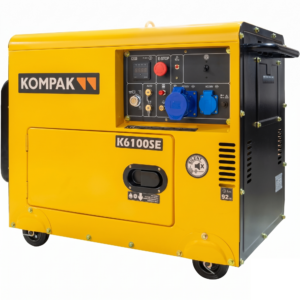 Генератор дизельный Kompak K6100SE 5,3 кВт 12 л 4-тактный