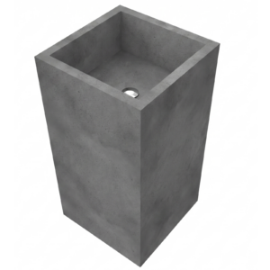 Раковина напольная Varmo 450x450 квадратная, серая матовая