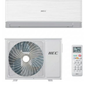 Кондиционер HEC HSU-24NT(I)/HSU-24NT(O) 70м2 (-20°C) R32 инверторный, белый + пульт ДУ (Wi-Fi)