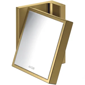 Зеркало косметическое Axor Universal 120x110 с увеличением 1.7x, золото