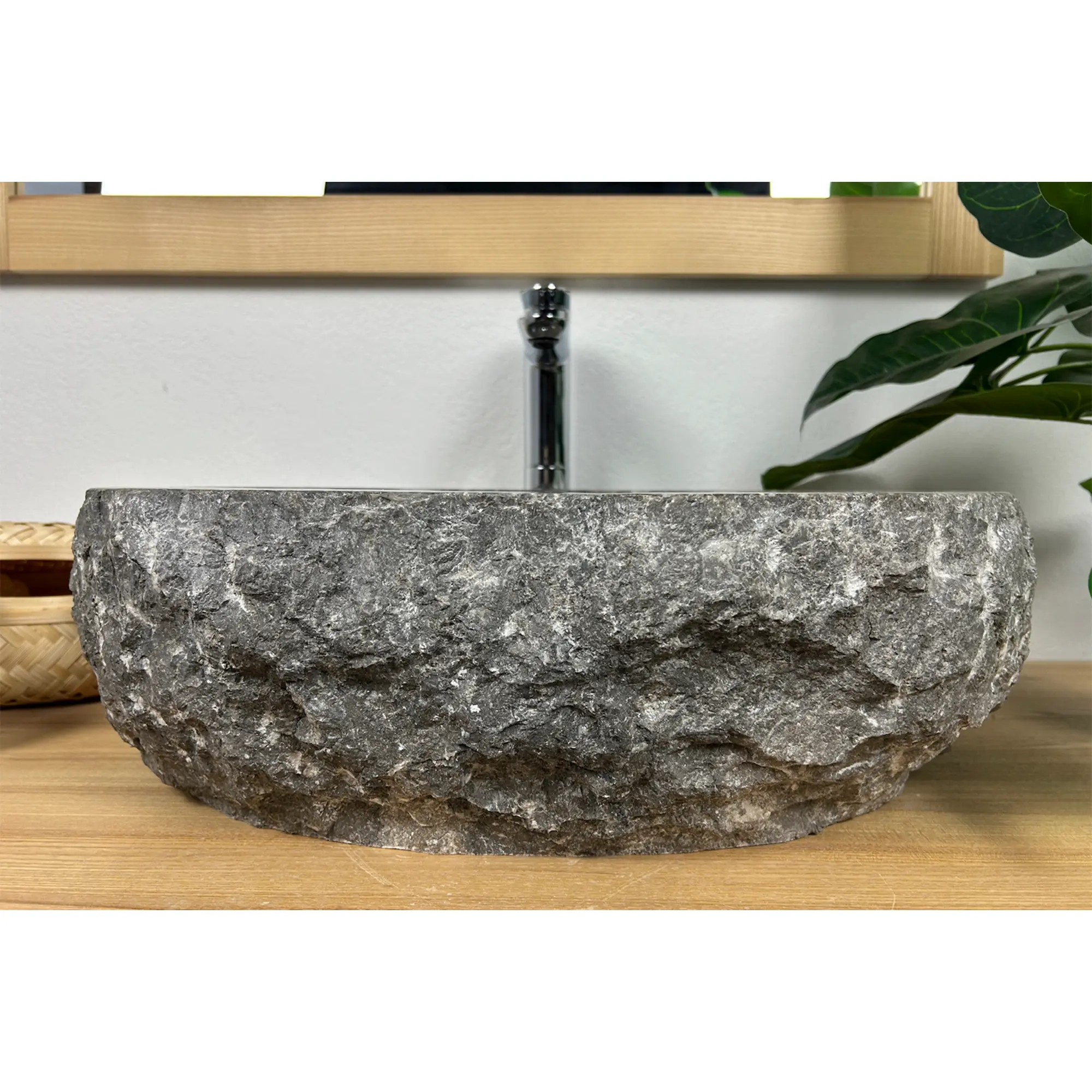 SPS-Зевс 7 ТМ_5 Умывальник накладной Spirit Of Stone Зевс 7 ТМ 530x430 овальный, серый