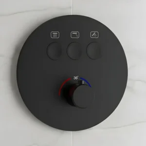 Смеситель для душа Devit Flow термостатический, черный матовый (D114134010011BM) (Копировать)