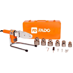 Паяльник для пластиковых труб FADO PPE02 20-63 мм, с дисплеем, в пластиковом кейсе