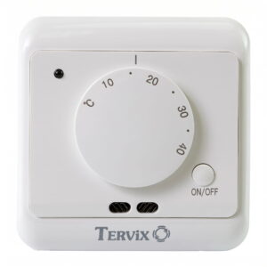 Терморегулятор для теплого пола Tervix Pro Line Simple Thermostat 3600 Вт механический, белый (101031)